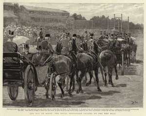 Cup Day på Ascot, Royal Procession passerer opp New Mile