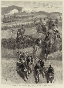 Following the Hounds by Train, en scene i New Zealand