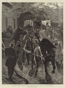 Saving the Horses, en scene ved brannen i Southwark av John Charlton