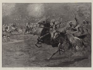 De arabiske ryttere ved Paris Hippodrome, Olympia