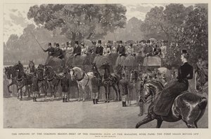 Åpningen av trenersesongen, møte med trenerklubben på magasinet, Hyde Park, den første treneren flytter
