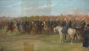 Shanghai Volunteers at a Review, 1892 av John Charlton