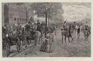 Venter på et glimt av Hennes Majestet, Hyde Park