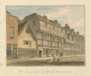 Gloucestershire - Bishop Coopers hus av John Chessell Buckler