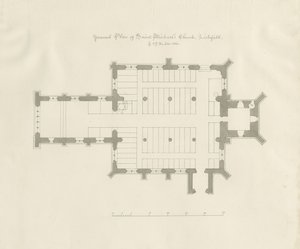 Lichfield - Grunnplan for St. Michael