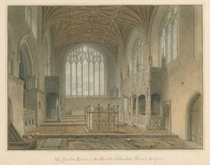 Sussex - Arundel Church - Fitzalan-gravene, 1825 av John Chessell Buckler
