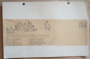 Group at the Cottage, Bournehill, 1858 (blekk på papir) av John Christian Schetsky