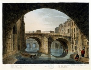 Paris: den lille broen - i "" Paris sett av J.C. Mats", red. Miller, London av John Claude Nattes