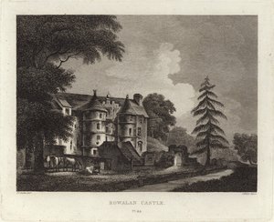 Rowallan slott av John Claude Nattes