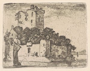 Loch Orr slott av John Clerk, of Eldin