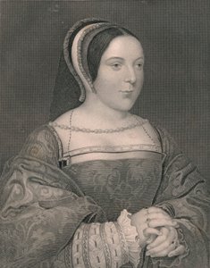 Margaret Tudor. Queen of Scotland, c1525, tidlig på midten av 1800-tallet.