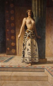 Clytemnestra, ca. 1914 (olje på lerret) av John Collier