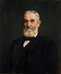 Sir John Evans, 1905 av John Collier