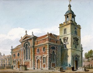 Church of St Mary, Whitechapel, London, 1811