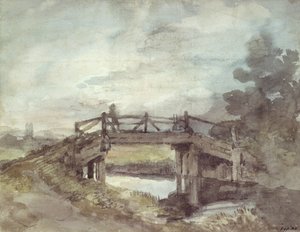 En bro over Stour av John Constable