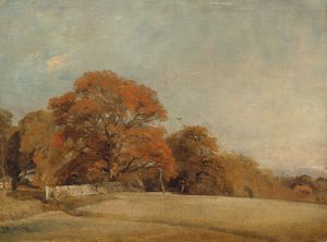 Et høstlandskap på Østre Bergholt, c.1805-08