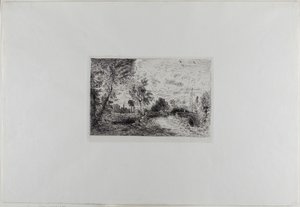 En gammel bro ved Salisbury av John Constable