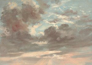 Cloud Study: Stormy Sunset, 1821-1822. av John Constable