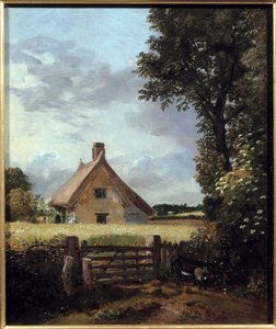 Hytte i en hveteåker. Maleri av John Constable (1776-1837) av John Constable