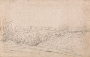 Dedham Vale fra Langham av John Constable
