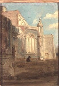 Østre Bergholt kirke av John Constable