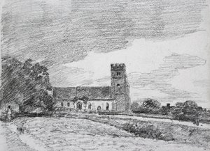 Feering kirke, 1814 av John Constable