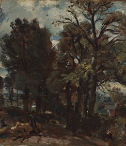 Fen Lane, Østre Bergholt av John Constable