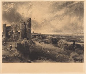 Hadleigh Castle (Stor plate) av John Constable