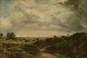 Hampstead Heath (olje på lerret) av John Constable