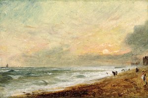 Hove Beach, ca. 1824 (olje på papir på panel)