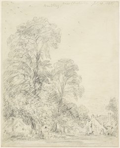 Maudlin, nær Chichester, 18. juli 1835 av John Constable