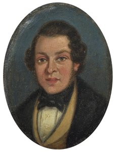 Miniatyr: Portrett av Abram Constable, bror til kunstneren av John Constable
