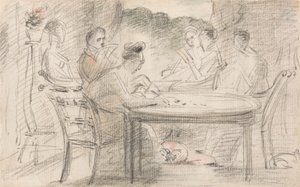 Mr. Hobson fra Markfield og familie av John Constable
