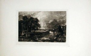 Elven Stour, Suffolk av John Constable