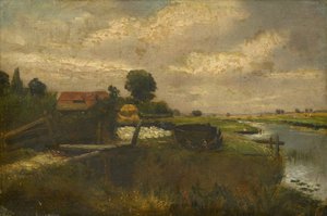 Elveutsikt av John Constable