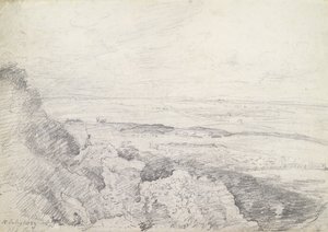 Salisbury Plain fra Old Sarum av John Constable