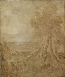 Skisse for "Dedham Vale", ca. 1827 av John Constable