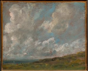 Studie av skyer over et landskap av John Constable