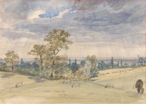 Landskap i Suffolk av John Constable