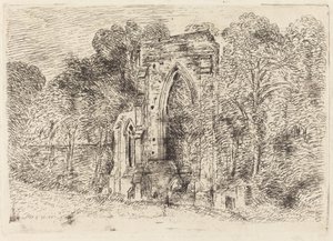Ruinene av Netley Abbey av John Constable