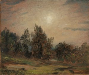 Trær på Hampstead Heath av John Constable