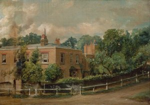 Utsikt over Lower Terrace, Hampstead av John Constable