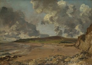 Weymouth Bay: Bowleaze Cove og Jordon Hill. 1816-17 av John Constable