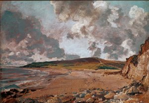 Weymouth Bay-maleri av John Constable (1776-1837) 1824 ca. Sol. 53,3x74,9 cm London, Victoria and Albert museum av John Constable