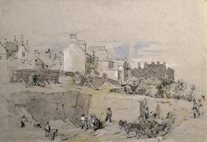 Park Street, Camden Town, ca. 1836-39 (blyanttegning) av John Cooke Bourne
