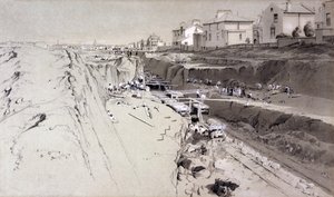 Park Village, 26. august 1836 (penn og blekk og vask på papir) av John Cooke Bourne