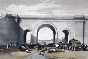 Railway Bridge ved Chippenham, Wiltshire, 1846 av John Cooke Bourne