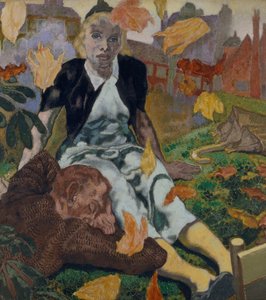 Høstblader (olje på lerret)