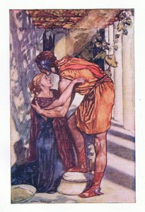 Perseus startet på sitt store eventyr, fra The Gateway to Romance utgitt av Thomas Nelson & Sons