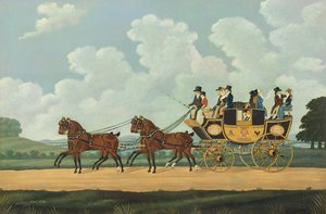 J. og W. Chaplins Dover-London-scene på veien